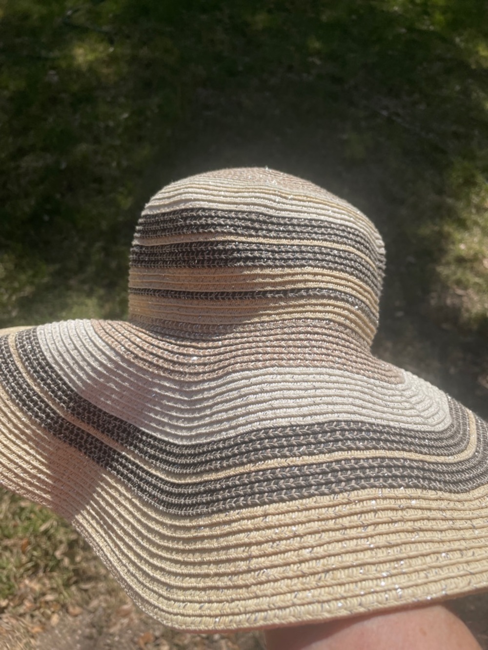 St Bernards ECHO Floppy Metallic Stripe Hat - Picture 7 of 8